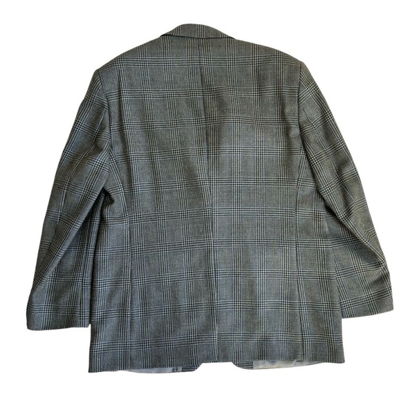 Lauren Ralph Lauren Vintage 90s Houndstooth Blazer Wool Academia Preppy Sz 43R - Picture 6 of 16